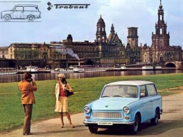 Trabant 601 de luxe Universal na prospektu z roku 1979