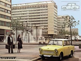 Trabant 601 S de luxe na prospektu z roku 1979