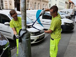 V Praze přibývá boxů na klíč od sdíleného bytu. Majitelé bytů je dávají na...