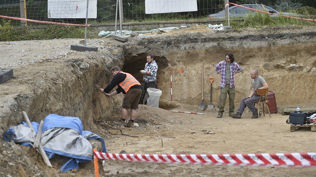 Okraj pece neekan odkryl vkop stavby bytovho domu. Jej vt st se astnou nhodou uchovala v mst, kdy dve stvaly ji zbouran gare.