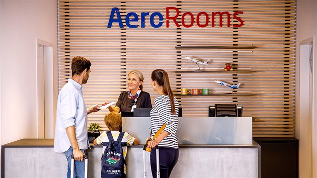 Hotel AeroRooms, kter se od z nachz mezi prvnm a druhm terminlem Letit Praha