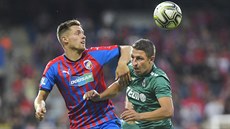 Lukáš Kalvach z Plzně (vlevo) a Jan Krob z Jablonce. Lukáš Kalvach z Plzně (vlevo) a Jan Krob z Jablonce.