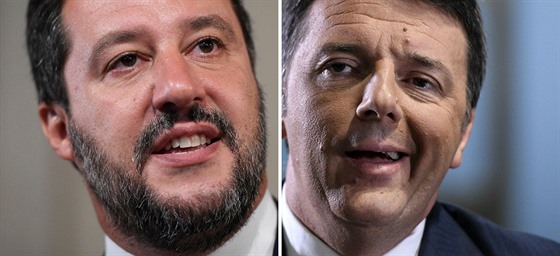 Matteo Salvini a Matteo Renzi