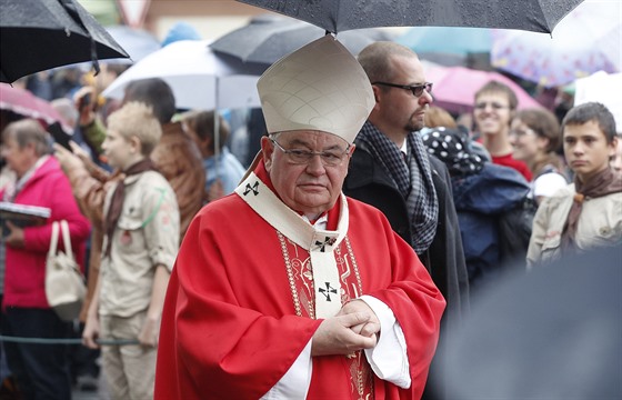 Kardinál Dominik Duka na Svatováclavské pouti. (28.9.2019, Stará Boleslav)