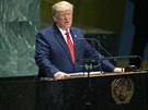 Americk prezident Donald Trump hovo na 74. zasedn Valnho shromdn OSN....