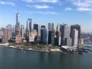 Manhattan z ptačí perspektivy Manhattan z ptačí perspektivy