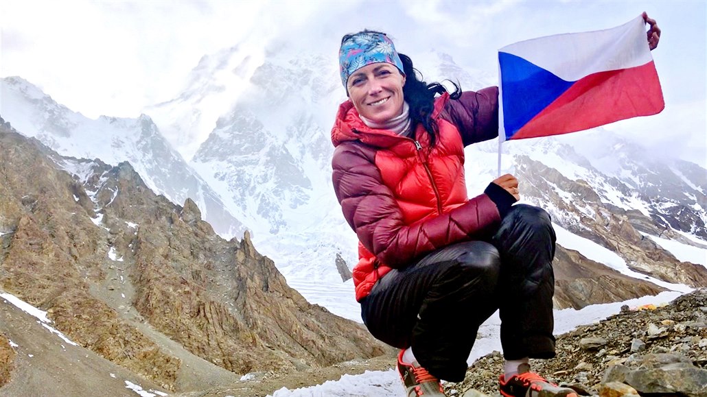 eská horolezkyn Klára Kolouchová letos v lét vystoupila na K2 (8 611 m n....