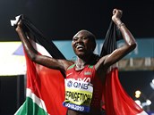 Vtzkou maratonu na MS v Dauh se stala Ruth Chepngetichov z Keni.