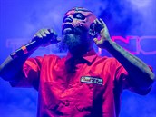Americký raper Tech N9ne na Hip Hop Kempu (16. 8. 2019). Americký raper Tech N9ne na Hip Hop Kempu (16. 8. 2019).