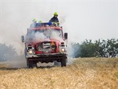 Stará Tatra 148 sloužila spolehlivě sboru až do osudného požáru strniště v... Stará Tatra 148 sloužila spolehlivě sboru až do osudného požáru strniště v...