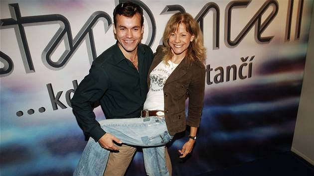 Lenka Filipov a jej tanen partner ze StarDance Michael Petr (2007)