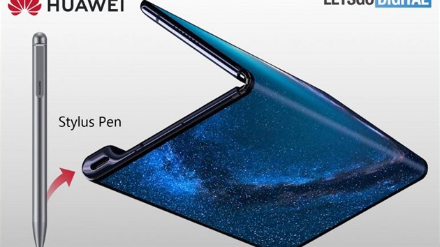 Huawei si patentoval skldac smartphone s dotykovm perem