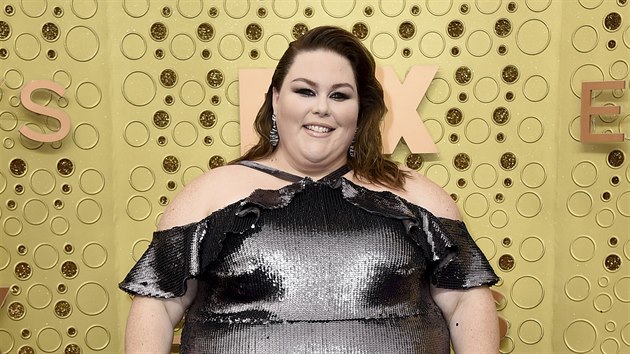Chrissy Metzová na cenách Emmy (Los Angeles, 22. září 2019)