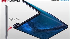 Huawei si patentoval skládací smartphone s dotykovým perem