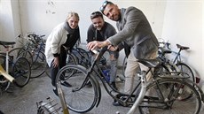 Členové organizace Orel jednota Třešť (zleva Eva Kameníková, Pavel Forst a... Členové organizace Orel jednota Třešť (zleva Eva Kameníková, Pavel Forst a...