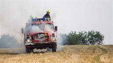 Stará Tatra 148 sloužila spolehlivě sboru až do osudného požáru strniště v... Stará Tatra 148 sloužila spolehlivě sboru až do osudného požáru strniště v...