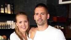 Lucie Vondráčková a Tomáš Plekanec (31. července 2017) Lucie Vondráčková a Tomáš Plekanec (31. července 2017)