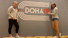 Fyzioterapeutka Zuzany Hejnové Anna Sophia Venterová (vlevo). Fyzioterapeutka Zuzany Hejnové Anna Sophia Venterová (vlevo).