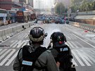 Policie poprv proti protestujcm v Hongkongu pouila ostrou palbu. (1. jna...