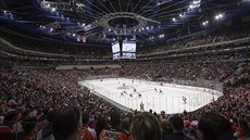 Zápas NHL v pražské O2 aréně mezi Philadelphií Flyers a Chicagem Blackhawks Zápas NHL v pražské O2 aréně mezi Philadelphií Flyers a Chicagem Blackhawks