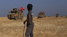 Turecké a americké jednotky na jedné ze svých posledních spolených hlídek na...