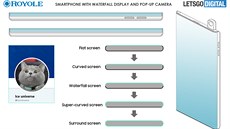 ínská spolenost Royole získala patent na smartphone s bezrámekovým...