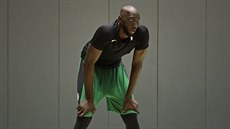 Tacko Fall během tréninku Boston Celtics Tacko Fall během tréninku Boston Celtics