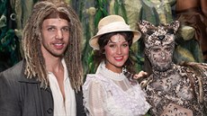 Peter Pecha, Ivana Korolová a Tomáš Smička v muzikálu Tarzan Peter Pecha, Ivana Korolová a Tomáš Smička v muzikálu Tarzan
