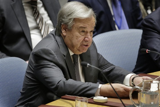 Generální tajemník OSN António Guterres. (25. záí 2019)