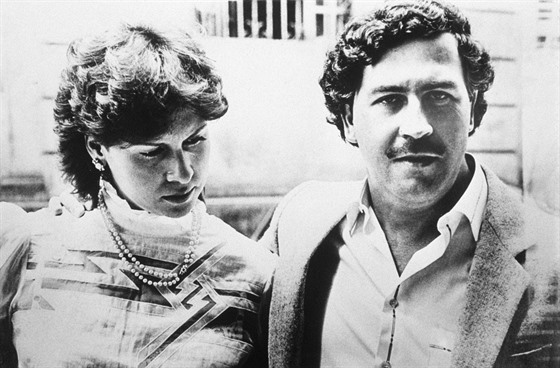 Victoria a Pablo Escobarovi na snímku z roku 1983