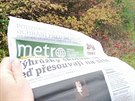 Dobré ráno, zdravím cestou do práce. Podzim miluji a Metro taky. Dobré ráno, zdravím cestou do práce. Podzim miluji a Metro taky.