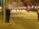 protesty v Barceloně protesty v Barceloně