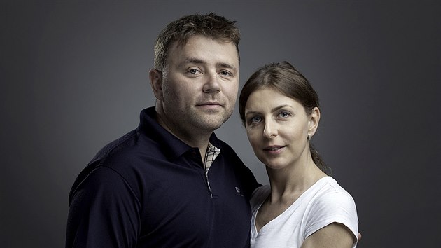 Petr Patočka s manželkou Andreou Petr Patočka s manželkou Andreou