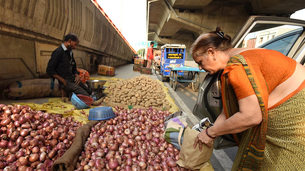 Cena cibule a esneku se v Indii dramaticky zvýila a zastavila vývoz do...