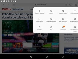 Vıvojová verze webového prohlížeče od Samsungu přináší řadu novinek.