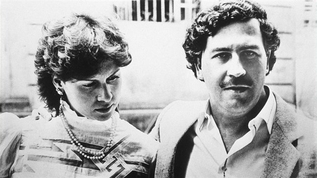 Victoria a Pablo Escobarovi na snmku z roku 1983