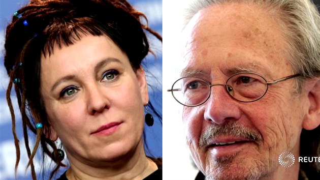 Nobelovu cenu za literaturu zskali Olga Tokarczukov a Peter Handke (10. jna 2019)