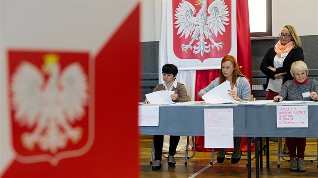 Polci hlasovali v parlamentnch volbch. (13. jna 2019)