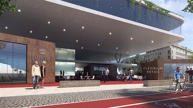 Vizualizace vítězného návrhu.