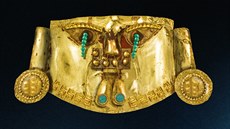 Součástí zlatého pokladu Inků jsou originální rituální předměty. Součástí zlatého pokladu Inků jsou originální rituální předměty.