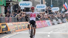 ŽIVOTNÍ TRIUMF. Bauke Mollema právě vyhrál závod Kolem Lombardie. ŽIVOTNÍ TRIUMF. Bauke Mollema právě vyhrál závod Kolem Lombardie.