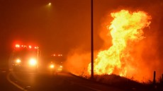 Lesní poáry v Kalifornii donutily tisíce lidí opustit domovy. Hasii s plameny...