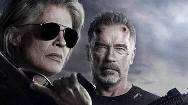 Z plakátu filmu Terminátor: Temný osud Z plakátu filmu Terminátor: Temný osud
