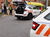Před Myslivnou v Pardubicích došlo k napadení postiženého. Před Myslivnou v Pardubicích došlo k napadení postiženého.