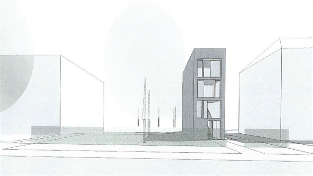 Mezi Oblastní galerií a italskou pizzerií na Masarykově třídě v Liberci má vyrůst malý moderní penzion.