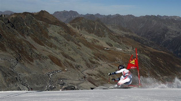 Mathieu Faivre v obm slalomu v Sldenu.