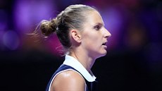eská tenistka Karolína Plíková na Turnaji mistry v en-enu.