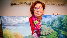 Hana Krčmová maluje obrazy inspirované jihočeskou přírodou. Peníze za prodaná... Hana Krčmová maluje obrazy inspirované jihočeskou přírodou. Peníze za prodaná...
