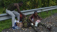 Mexická armáda zastavila karavanu migrant, která míila k hranicím Mexika a...