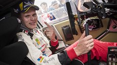 Estonec Ott Tänak, nový mistr světa v rallye. Estonec Ott Tänak, nový mistr světa v rallye.